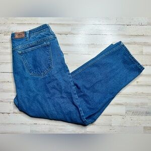 L.L. Bean Blue Comfort Waist Straight Leg Denim Jeans Men's 38x29